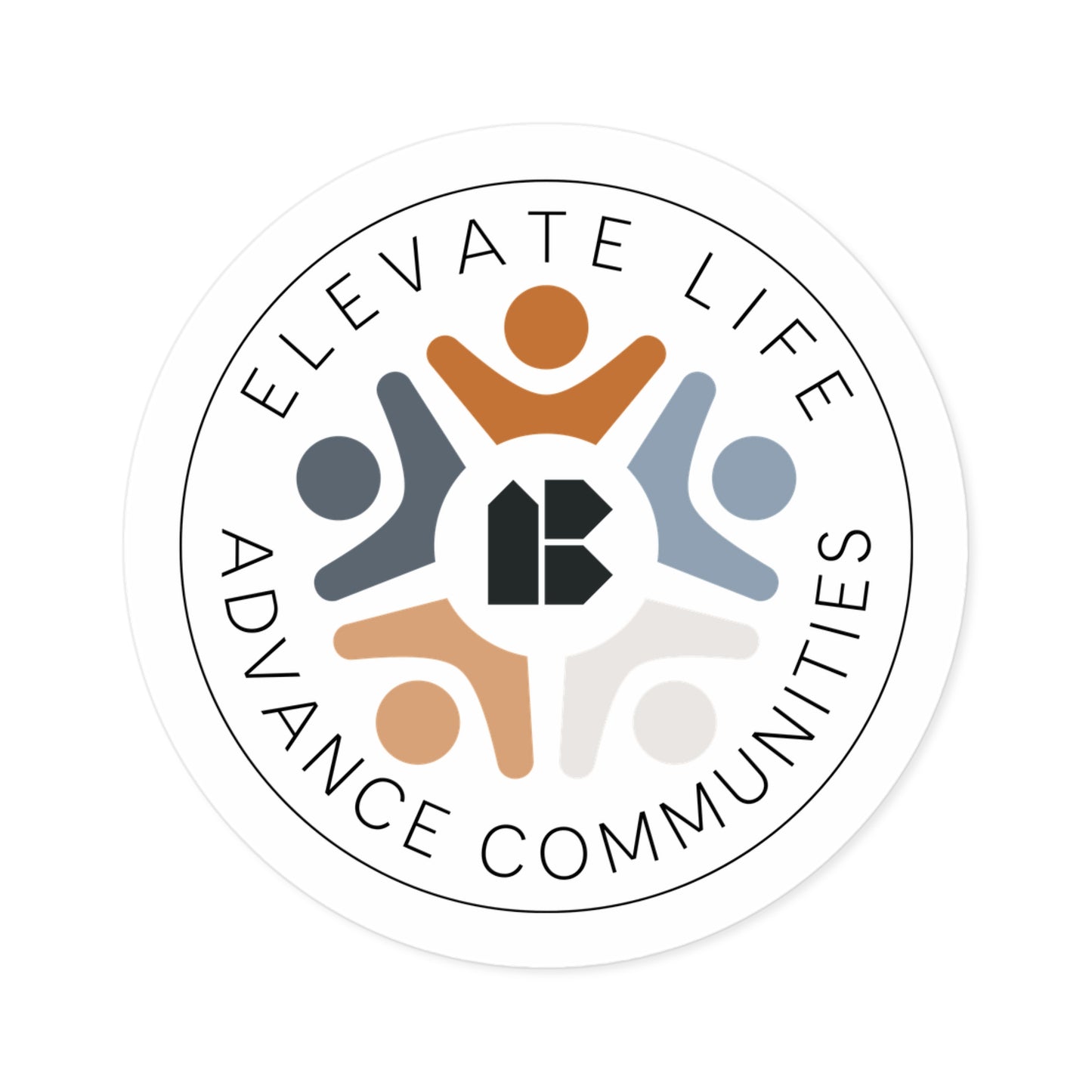 Elevate Life Round Sticker